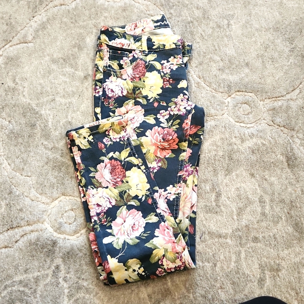 Floral Jeans
